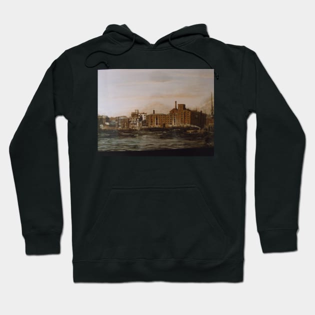 ST SAVIOURS DOCK, BUTLERS WHARF, BERMONDSEY LONDON Hoodie by MackenzieTar